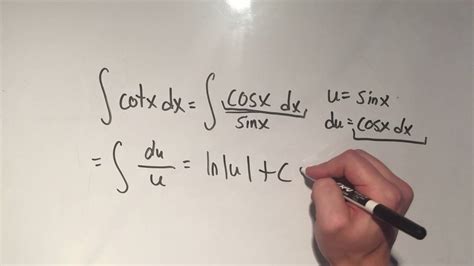 integral of tangent and cotangent